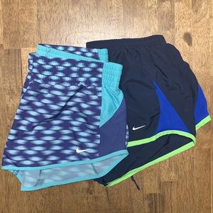 Women’s Nike Dri-fit shorts Size:Large, 2 pair